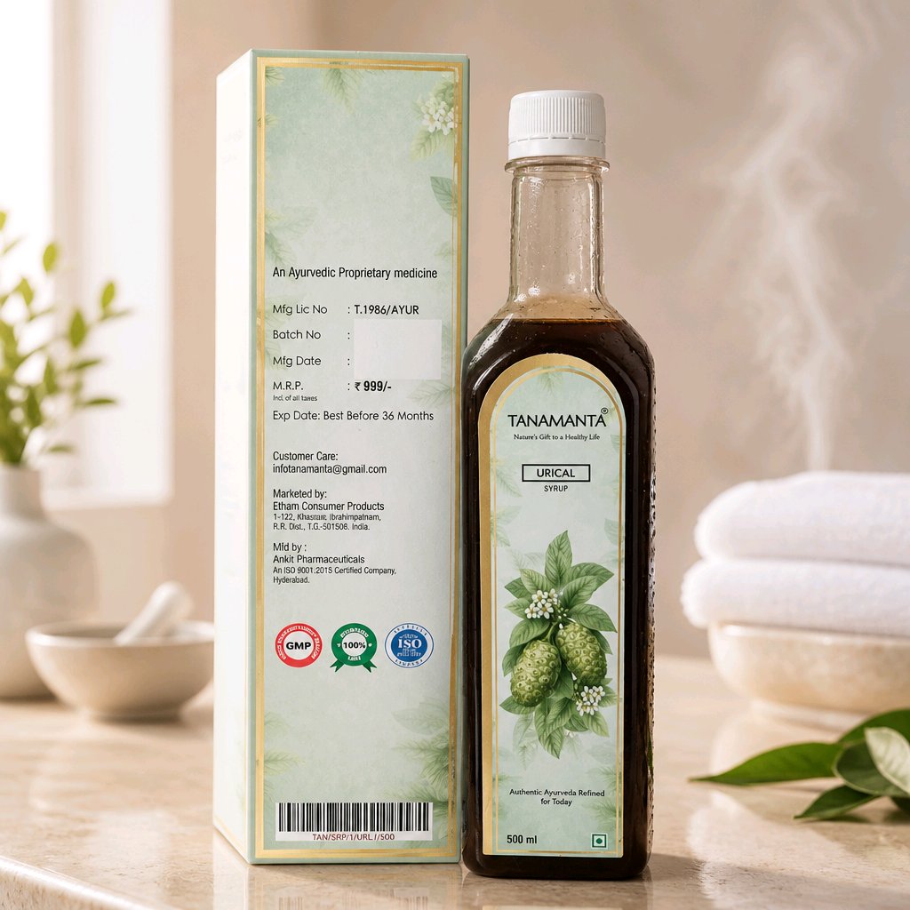 URICAL HERBAL SYRUP Supports Healthy Kidney & Bladder Function, Urinary Comfort & Prostate Wellness, Herbal Renal Syrup, AYUSH Certified
