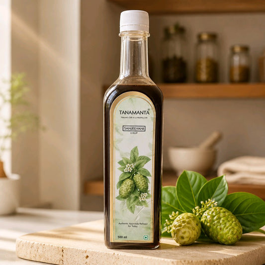 SANJEEVANI HERBAL SYRUP Support Boosts Immunity, Energy & Overall general health, Suitable for All Ages, Noni, Ashwagandha, Shatavari, AYUSH Certified