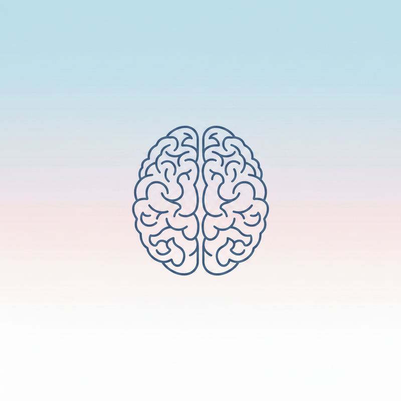 Brain Line Art