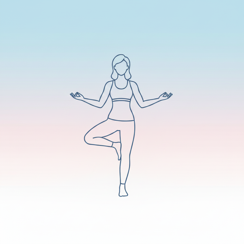 Healthy Woman Line Art